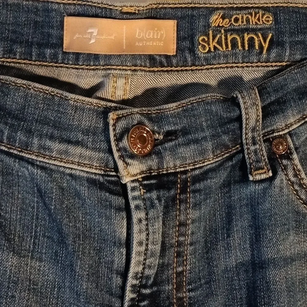 7 For all ManKind bair ankle Skinny - Picture 4 of 4